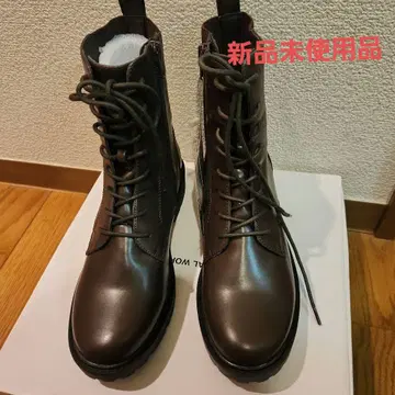 미사용 새상품 글로벌 워크 발수 레이스업 부츠