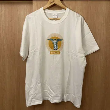 NOAH 그래픽 프린트 티셔츠 화이트