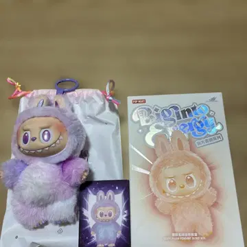 POP MART MONSTERS 봉제 인형 보라색/핑크