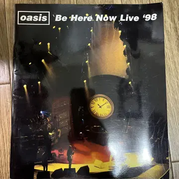 oasis be here now live 98 팜플렛 일본어 해설 유
