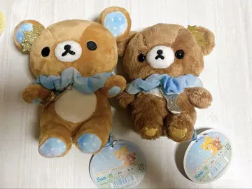 차이로이코구마 별이 내리는 밤에 봉제 인형 세트