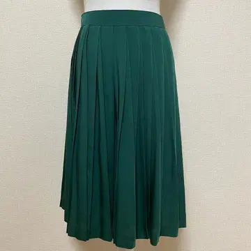키이스 KEITH 그린 스커트 44 빅 사이즈 봄/여름 새상품급