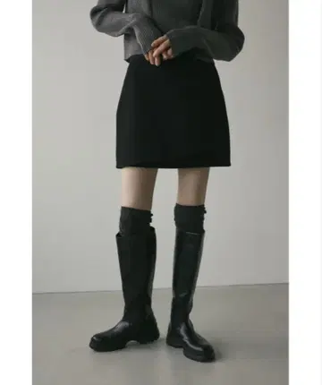 [ stylemixer ] 랩 미니스커트 팬츠