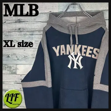 MLB 자수 팀 로고 양키스 후드 맨투맨 XL 5616