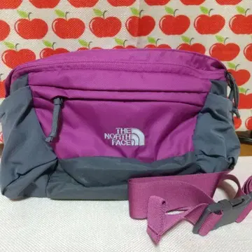 THE NORTH FACE 바디백 보라색 그레이