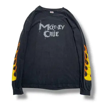 [ 90s ] Motley Crue 파이어 프레임 긴팔 티셔츠 롱티
