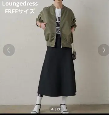 [ 미사용 새상품 ] Loungedress MA1 블루종 카키