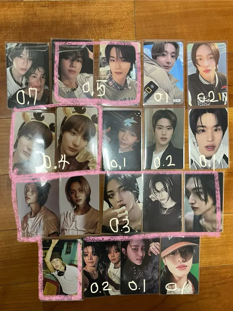 Riize poca bulk binder Song Yongdori Taro Eunseok Seongchan Wonbin Sohee Chanyoung Anton