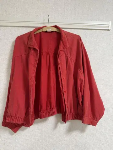 구제 의류 90s 짧은 기장 블루종
