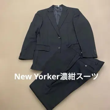 NEWYORKER 비즈니스 정장 A5 사이즈 다크 네이비
