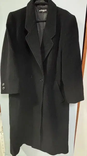 블랙 롱 코트 allegri