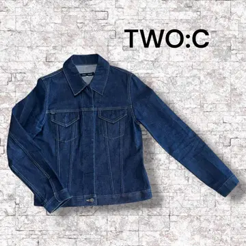TWO:C 투씨 다크 블루 데님 자켓