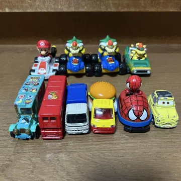 미니카 세트 마리오 스파이더맨 카트