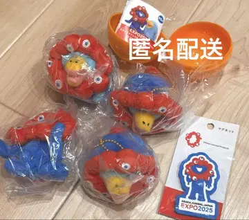 오사카 간사이 만박 캡슐 봉제 인형 이코짱 먀쿠먀쿠 변신 앉은