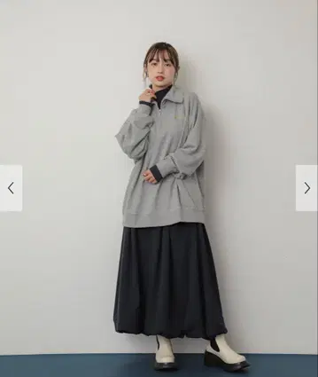 벌룬 스커트 블랙 M 사이즈