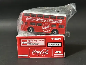 새상품급 토미카 복권 8 코카콜라 아트 컬렉션 런던 버스 빨간색