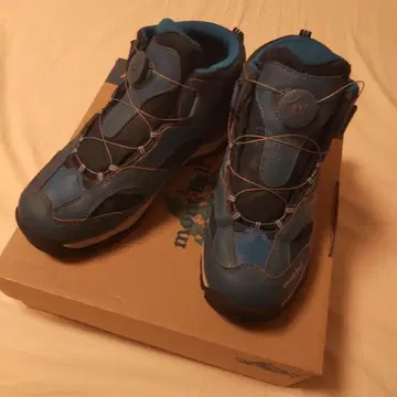 mont-bell 키즈 트레킹 슈즈 파랑 24cm