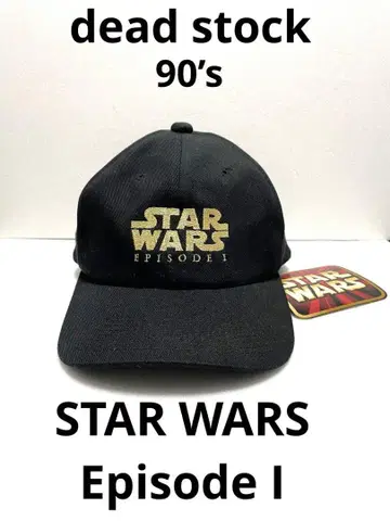 미사용 새상품 Star Wars Episode I 데드스탁 캡 블랙