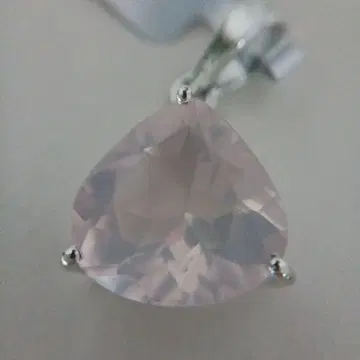 로즈쿼츠 펜던트 925 실버