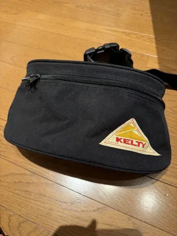 KELTY 블랙 바디백 파우치 세트
