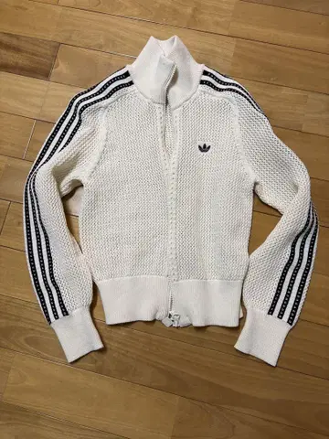 adidas 크로셰 편물 트랙 자켓
