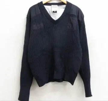 블라우어 Blauer 밀리터리 명령어 스웨터 남성용 네이비