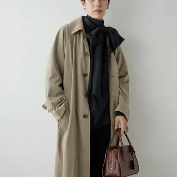 윔 가젯 스텐 칼라 롱 코트