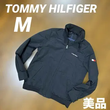 새상품급 TOMMY HILFIGER 타미힐피거 자켓 M 사이즈 블랙