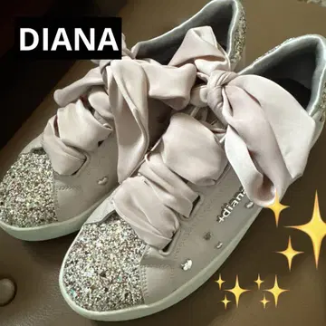 다이애나 스니커즈 발렌타인 비쥬 펄 리본 DIANA 플러스