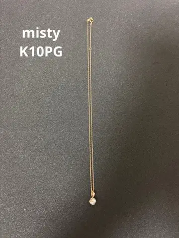 misty 목걸이 K10PG 38cm