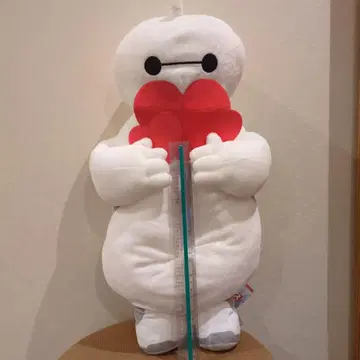 베이맥스 봉제 인형 하트 포함 약 40cm