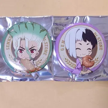 Dr.STONE 센쿠 겐 캔뱃지 빵 닥터스톤