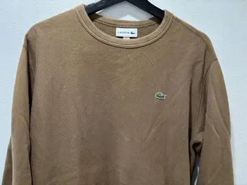 LACOSTE 브라운 크루넥 트레이닝복