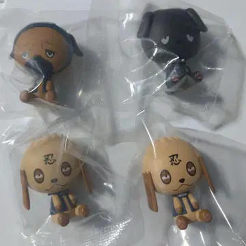 제일복권 나루토 파도의 나라 편 E상 닌견 쵸코놋코 4마리