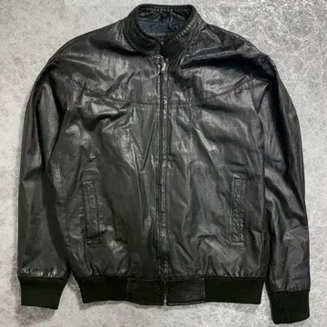 Cow Leather Single Riders Jacket XL BLK