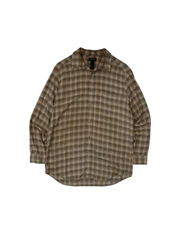 00's USA Claiborne 옴브레 체크 셔츠