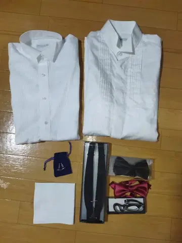 신랑 잡화 세트, 드레스 셔츠 S, M 사이즈 세트