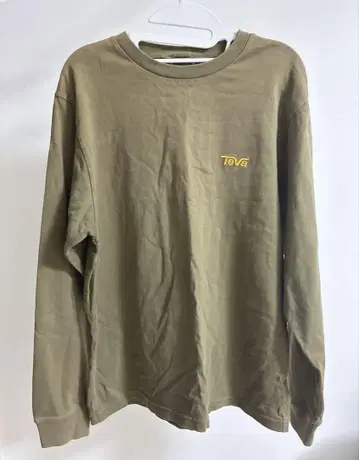 Teva 긴팔 티셔츠 올리브색 USA XXS / JPN XS