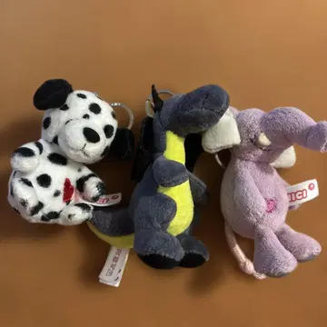 NICI 니키 보라 코끼리 드래곤 달마시안 봉제 인형 키링