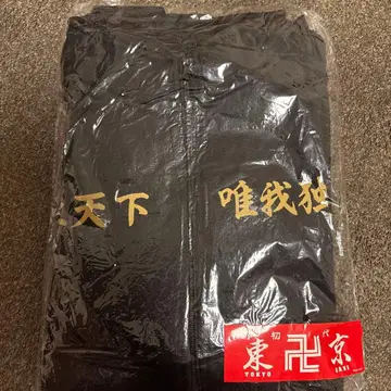 도쿄 리벤저스 자켓 블랙 폴리에스테르