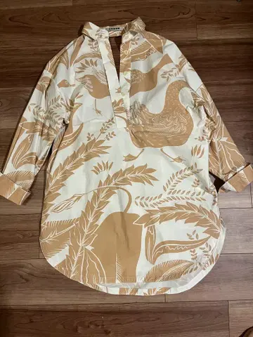 AERON 셔츠 M 화이트/베이지 ripmon