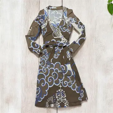 새상품급 EMILIO PUCCI 에밀리오 푸치 올 패턴 카슈쿨 원피스
