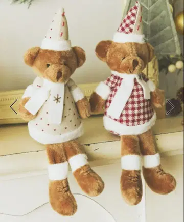 사류 앉아있는 곰 오브제 세트