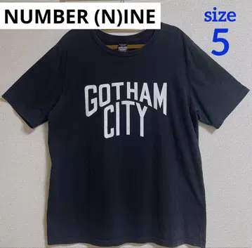 NUMBER (N)INE GOTHAM CITY T셔츠 사이즈 5