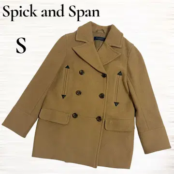 [Spick and Span] 헤링본 P 코트 더블 버튼 울 혼방