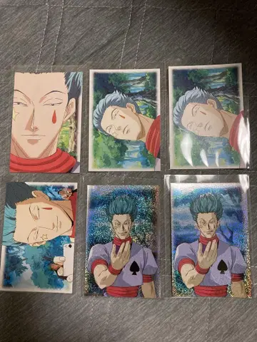 HUNTER x HUNTER 히소카 브로마이드 카드 6장 세트