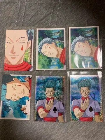 HUNTER x HUNTER 히소카 브로마이드 카드 6장 세트