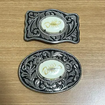 [ 2개 세트 ] 빈티지 스콜피온 전갈 버클