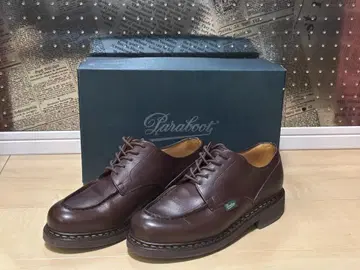 Paraboot 다크 브라운 레이스업 슈즈