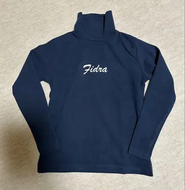Fidra 네이비 터틀넥 셔츠